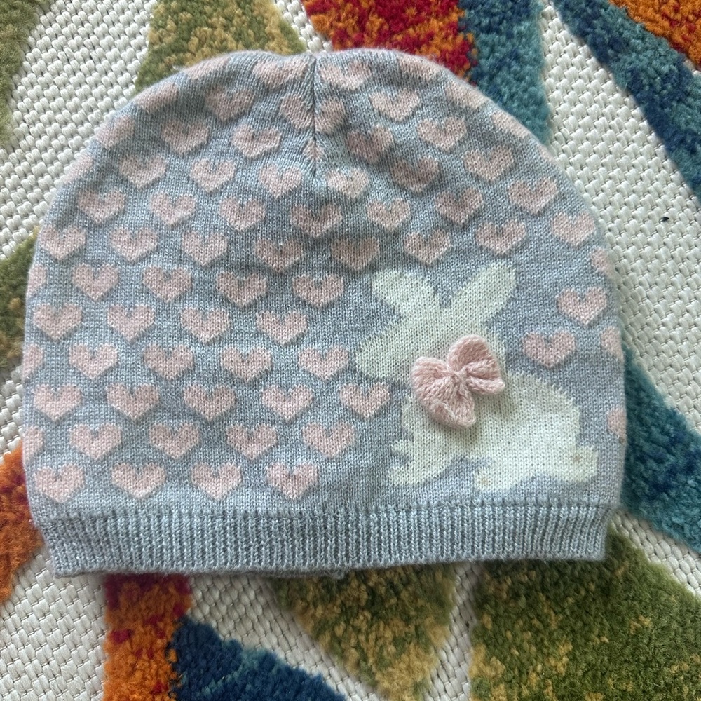 Lined toddler hat